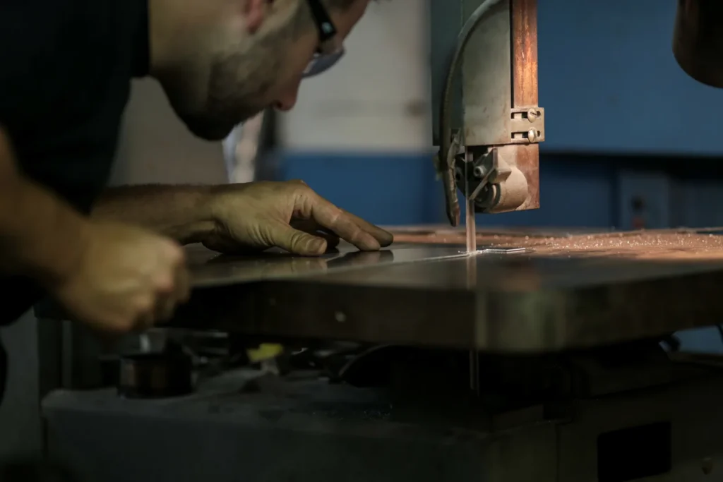 Metal fabrication work from the Chris Cerce Customs shop archive